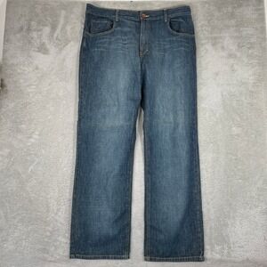 DKNY Jeans Denim Pants Mens 38x33 Blue Relaxed Straight Leg Baggy Y2K Skater